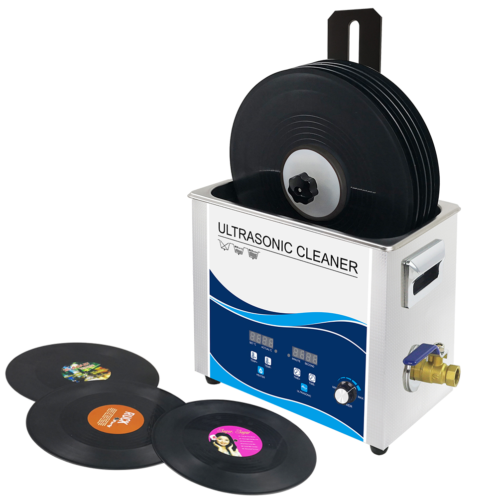 Vinyl record ultrasonic cleaning machine
