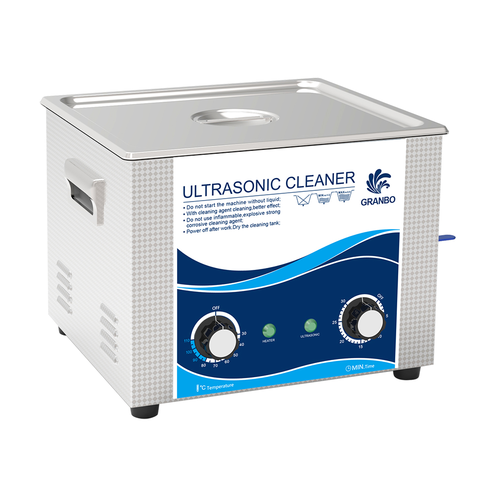 granbo 15l pcb/carburetor ultrasonic cleaner with duel safety switch