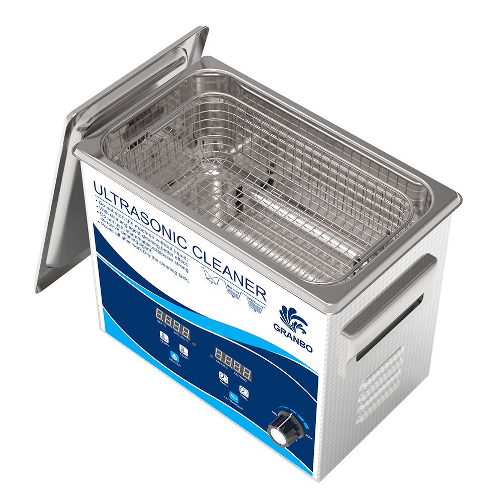 manual setting led display ultrasonic cleaner 40k with free basket for jewelry dental